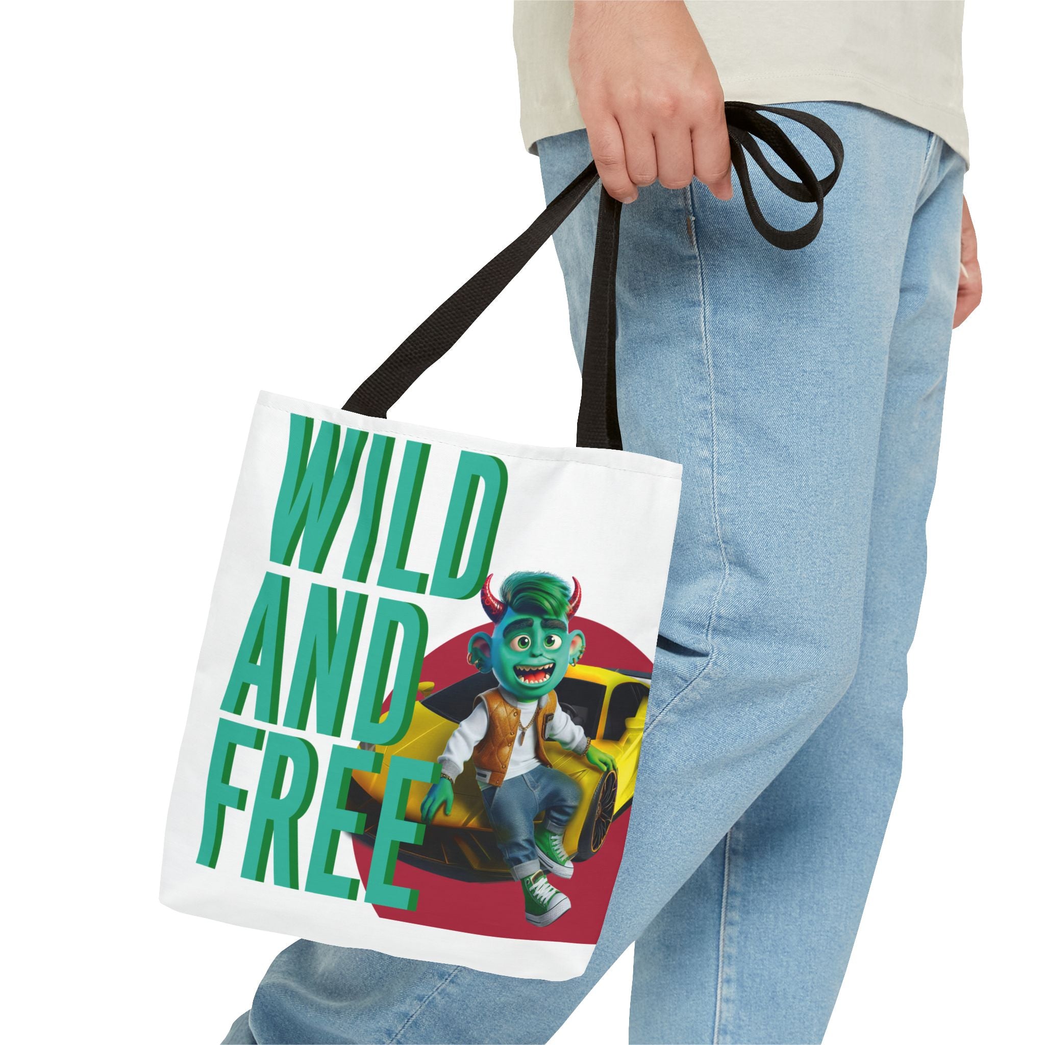 Image of Stylish All-Over Print Tote Bag – Durable & Functional